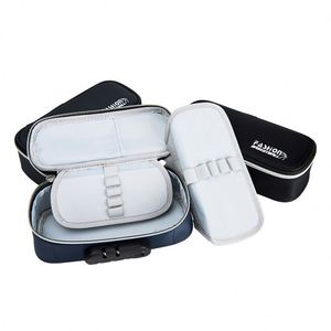 กระเป๋าใส่ดินสอหลายชั้นแบบสั่งทำกระเป๋าเก็บเครื่องเขียนสำหรับนักเรียนกระเป๋าใส่ดินสอผ้าอ็อกซ์ฟอร์ดความจุขนาดใหญ่พร้อมที่จับ/ - Product Image 3