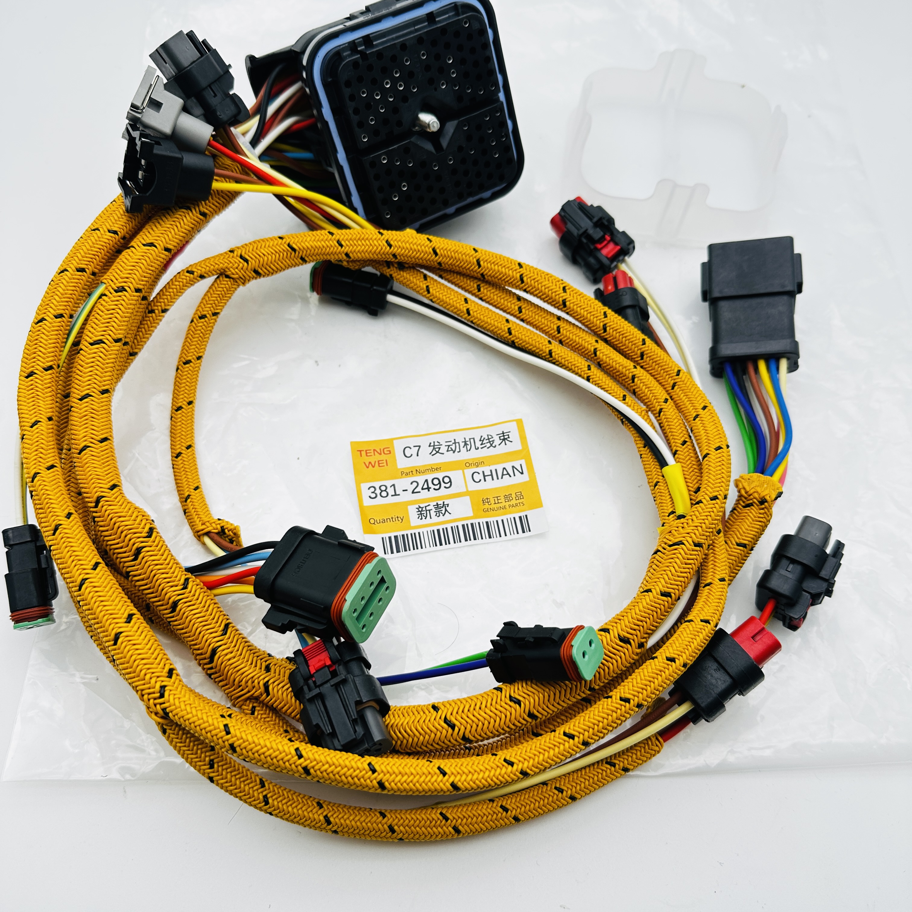 Жгут проводов для топливного инжектора 381-2499 для Caterpillar 325D 326D 329D