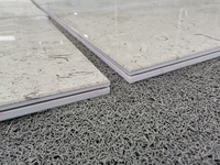Panneau composite léger en aluminium et marbre alvéolé, panneau sandwich en pierre naturelle pour revêtement mural extérieur et intérieur