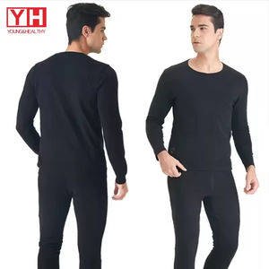 Conjunto de Ropa Interior Térmica para Hombre, 95% Algodón, 5% Elastano, Cálida para Invierno, con Carga USB, Batería Recargable, Traje Térmico con Calefacción - Product Image 5