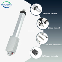 Actionneur linéaire Micro électrique en acier inoxydable 10/17.5/21/25/30/50/75/100mm temps ACME matériau métallique boîtier actionneur de corps