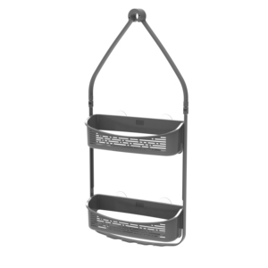 Plastic Shower Caddy Shower Caddy-Hanging Shower Caddy for Shampoo, Conditioner, and Soap with Hooks for Razor