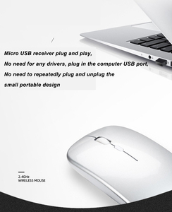 슬림 마우스 제조 충전식 마우스 USB C 컴퓨터 <span class=keywords><strong>Mac</strong></span> 용 무선 블루투스 마우스 - Product Image 3