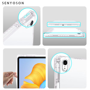 Syx OEM/ODM đa màu Y gấp mềm PU trong suốt Acrylic Cover quay lại với Bút Chì Chủ Tablet trường hợp đối với <span class=keywords><strong>iPad</strong></span> trường hợp bảo vệ - Product Image 5