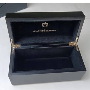 Anpassbare Geschenk box aus Holz wein mit Aufbewahrung slogo Gravur für die Wein präsentation erhältlich - Product Image 6