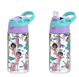 Bouteille d'eau pour enfants de haute qualité en Tritan avec cordon, résistante à la chaleur - Product Image 1