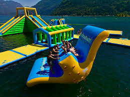 Parcours d'obstacles aquatiques gonflable avec des jeux d'aventure aquatiques flottants pour les centres de divertissement et les piscines - Product Image 2