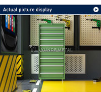 Ensemble d'armoires coffre à outils en fer ateliers de stockage support OEM métal robuste avec armoire à outils personnalisable chariot acier