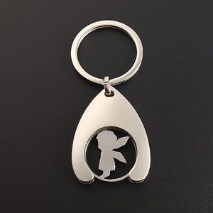 <span class=keywords><strong>Porte</strong></span>-<span class=keywords><strong>clés</strong></span> en métal avec logo gravé au laser, cadeau promotionnel publicitaire, chariot de supermarché, <span class=keywords><strong>porte</strong></span>-<span class=keywords><strong>clés</strong></span> de voiture pour homme, pendentif - Product Image 5