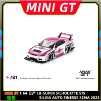 En stock, modèle de voiture RC MIini GT 1/64 Nissan S15 SILVIA LB-Super Silhouette # 781