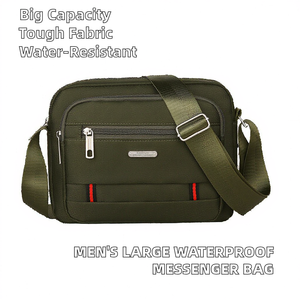 Bolso de hombro para hombre, bandolera de negocios, moda informal, gran capacidad, maletín de poliéster impermeable - Product Image 2