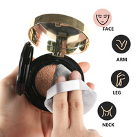 Éponge de maquillage cosmétique multi-tailles avec logo personnalisé, poudre rose, éponge douce pour le visage, éponge de maquillage en velours, éponge triangulaire pour la poudre