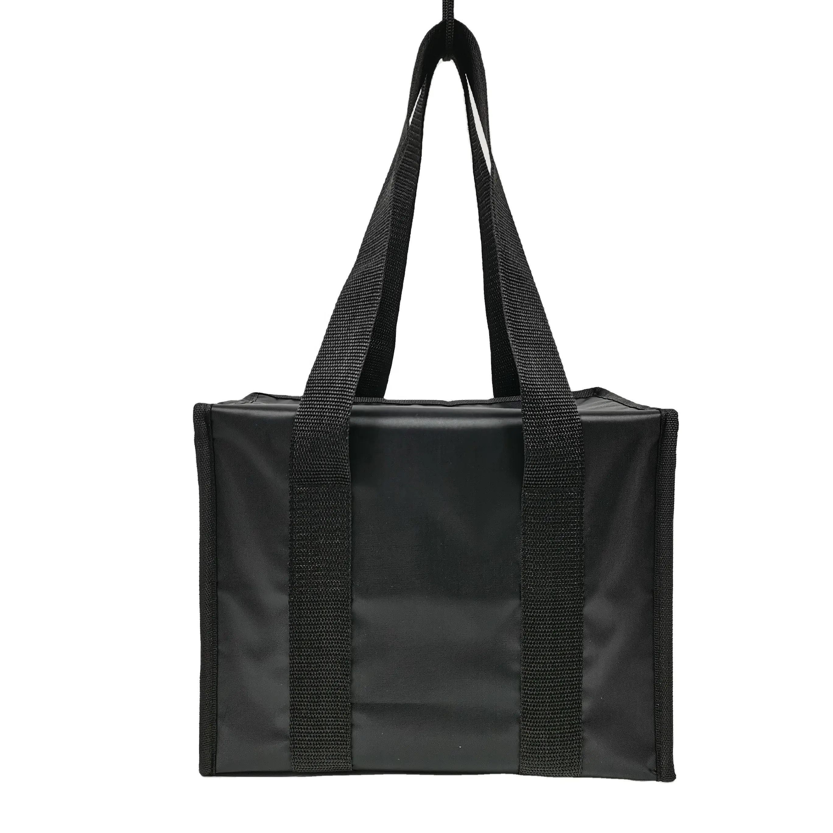 Saco cooler grande macio isolado preto, praia delicado aparência, sacola de sacola cooler, bom preço, personalizado