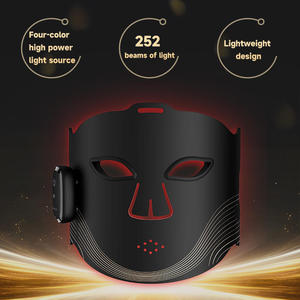 Masque de <span class=keywords><strong>luminothérapie</strong></span> rouge sans fil SHOmfrs en silicone, portable, avec photothérapie pour le visage, utilisation à domicile, appareil de <span class=keywords><strong>luminothérapie</strong></span> rouge personnalisé - Product Image 4
