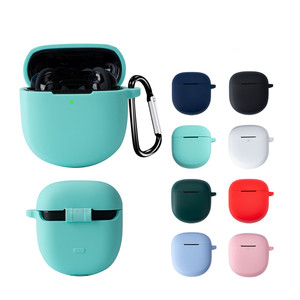 Coque de protection complète en silicone souple antichoc avec mousqueton pour écouteurs <span class=keywords><strong>Bose</strong></span> <span class=keywords><strong>QuietComfort</strong></span> II avec crochet - Product Image 2