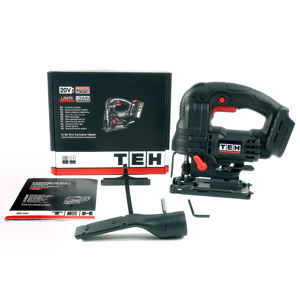 เครื่องเลื่อยจิ๊<span class=keywords><strong>ก</strong></span><span class=keywords><strong>ซอ</strong></span>ว์ไร้สาย LED รองรับ OEM ระดับอุตสาหกรรม สำหรับงานไม้ มอเตอร์ไร้แปรงถ่าน 20V DC 690W แบตเตอรี่ 4.0Ah ขนาด 100 มม. - Product Image 6