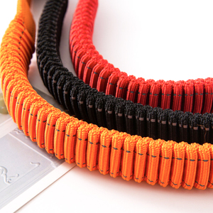 Chất lượng cao gấp nếp nhăn đệm <span class=keywords><strong>Nylon</strong></span> Polyester đàn hồi Bungee <span class=keywords><strong>Webbing</strong></span> cho Dây Xích Chó và các sản phẩm an toàn - Product Image 1