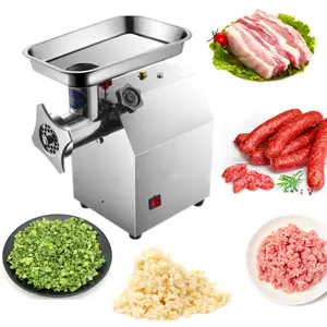 New stainless steel grinder meat mincing machine chicken breast mincing slicer machine convenient fat meat grinding machine