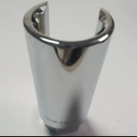 Kit de clés à douille pour capteur d'oxygène O2 Lambda, 5 pièces, poli miroir, multi-tailles, pour réparation automobile