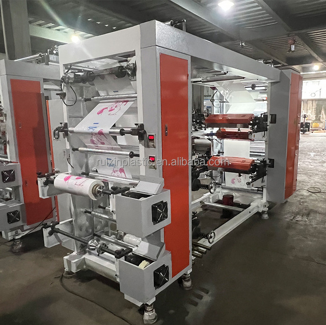 Factory Price 4 Colors PVC PE Labels Printing Machine Flexo Label Printer