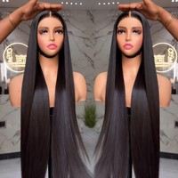 Perruque Lace Front HD sans colle, 100% cheveux humains indiens vierges bruts avec cuticules alignées, pour femmes noires, usage quotidien et mode