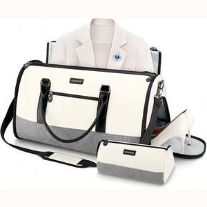 Free Sample Carry on Garment <b>Bag</b> Travel Garment Duffle <b>Bag</b> with Shoe Compartment, Hanging Weekender <b>Bag</b> - Product Image 1