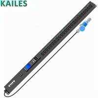 KAILES(KLS) K55 Série ZD PDU Industrielle Intelligente 32A CA Monophasé SNMP 21C13+3C19 Prise Anti-Chute + 2 Disjoncteurs