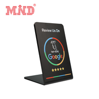 Plaque NFC personnalisée avec code QR sans contact pour avis Google