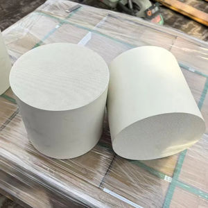 Pt Pd Rh in ceramica a nido d'ape ad alto flusso catalizzatore per autoveicoli catalizzatore rotondo convertitore catalitico substrato - Product Image 1