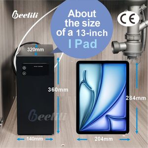 เครื่องทำน้ำเย็นสแตนเลสขนาดเล็กพกพา Beelili สำหรับใช้ในโรงแรมและสำนักงาน พร้อมระบบทำความเย็นรวดเร็ว ติดตั้งใต้ซิงค์ - Product Image 4