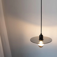 Lampe murale minimaliste nordique simple, design de bar, comptoir, entrée, chevet, lumière de luxe en verre LED 220V, garantie 1 an