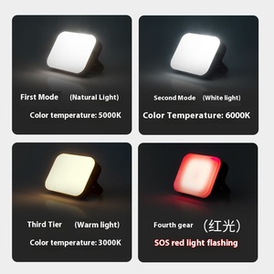 LED Fill đèn selfie live streaming chiếu sáng điện thoại LED Video đèn flash Fill nhiếp ảnh Led trang điểm máy ảnh ánh sáng - Product Image 4