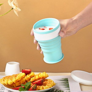 Tasse en silicone pliable et rétractable pour café, idéale pour étudiants et activités extérieures – Nouveauté très prisée, personnalisable - Product Image 3