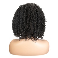Vente en gros Perruques courtes cheveux humains Pixie cheveux synthétiques de haute qualité en fibre résistante à la chaleur