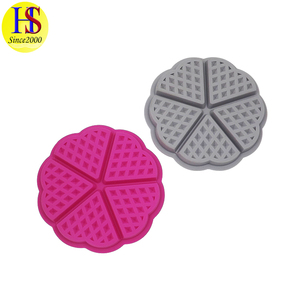 Chine Fabricant Silicone Moule À Gaufre Coeur Triangle Silicone Tarte Partie Moule - Product Image 6