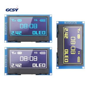 2.42 英寸 7 针 OLED 显示屏 128*64 分辨率 SPI IIC 接口 SSD1309 驱动器 OLED 模块 白色 蓝色 黄色 - Product Image 1