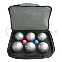 Sac de sport à double compartiment pour équipement de pétanque avec insert en mousse