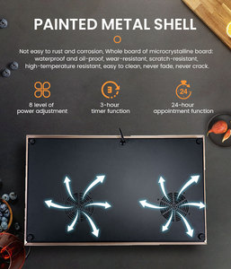 Hot bán nhà hàng 220W được xây dựng trong máy tính để bàn mục đích Hồng Ngoại Bếp cảm ứng nồi - Product Image 6