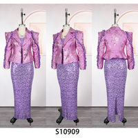 H&D 2025 Nouvelle Collection Robes de Bureau Décontractées à Paillettes Deux Pièces pour Femmes Vêtements de Mode Femme de Bureau