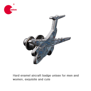 Nhà Sản Xuất Đề Xuất Tùy Chỉnh Thiết Kế Hãng Hàng Không Máy Bay Quảng Cáo Tên Ve Áo Men Cứng Pin Kim Loại Huy Hiệu - Product Image 6