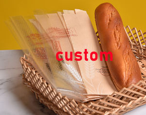 Precio de fábrica personalizado LDPE CPP PP Wicket bolsa de embalaje de pan para pan cocina paquete de alimentos bolsas de plástico al por mayor plástico colgante - Product Image 4