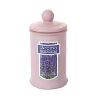 Bocal à thé en verre de luxe personnalisé, bougie parfumée, cire de soja botanique, pot sans fumée, semi-fait main, aromathérapie, cadeau pour la décoration de la maison