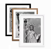 Bingkai Foto Kayu Solid Dekorasi Dinding Keluarga Grosir Ukuran A1,A3,A4,A5,4x6,5x7,8x10,11x14,16x20 Hitam Putih untuk Poster dan Gambar