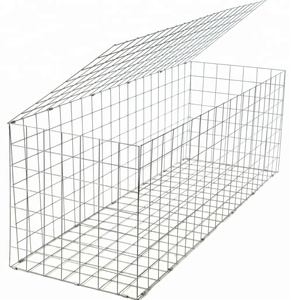 Cage en treillis soudé Galfan galvanisé à chaud et revêtu de PVC <span class=keywords><strong>pour</strong></span> mur de soutènement paysager et clôture en <span class=keywords><strong>pierre</strong></span> - Product Image 2