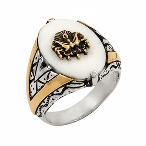 Anillo de hombre de imperio otomano de plata esterlina de 925K - Product Image 2