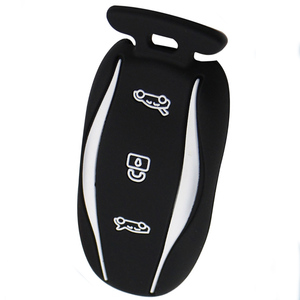 Housse de protection en silicone pour clé intelligente, <span class=keywords><strong>accessoires</strong></span> pour <span class=keywords><strong>Tesla</strong></span> <span class=keywords><strong>Model</strong></span> S - Product Image 3
