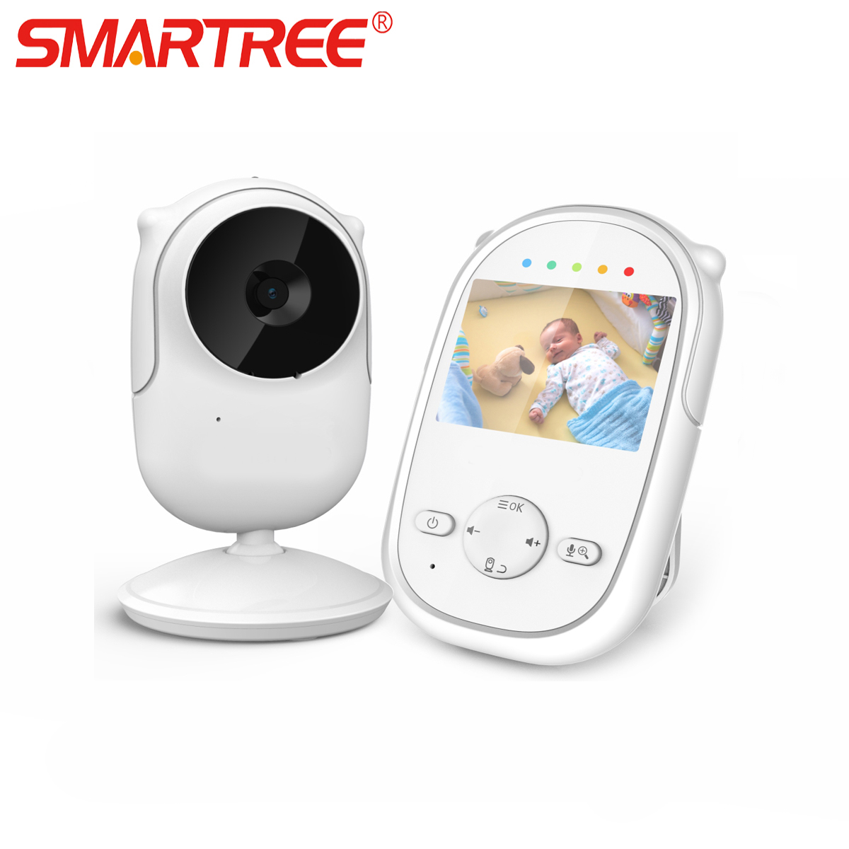 2.4 inch amazon hot selling baby monitor with two way talking