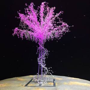 Acrylic Bead Metal Tree Healing Crystal Tree Wedding <b>Decoration</b> <b>Table</b> Centerpiece With Led Light for Wedding Event <b>Decoration</b> - Product Image 3