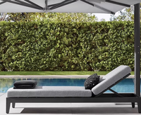 Chaise longue de jardin commerciale en aluminium, très vendue, pour hôtel, plage, piscine, chaise de piscine extérieure, transat de piscine, transat de bain de soleil