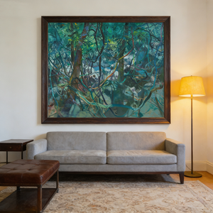 Tu Qixian, Representante de los Pintores Chinos de Arte Abstracto, Pintura Decorativa de Enredaderas Forestales, Decoración Personalizada para el Hogar - Product Image 6